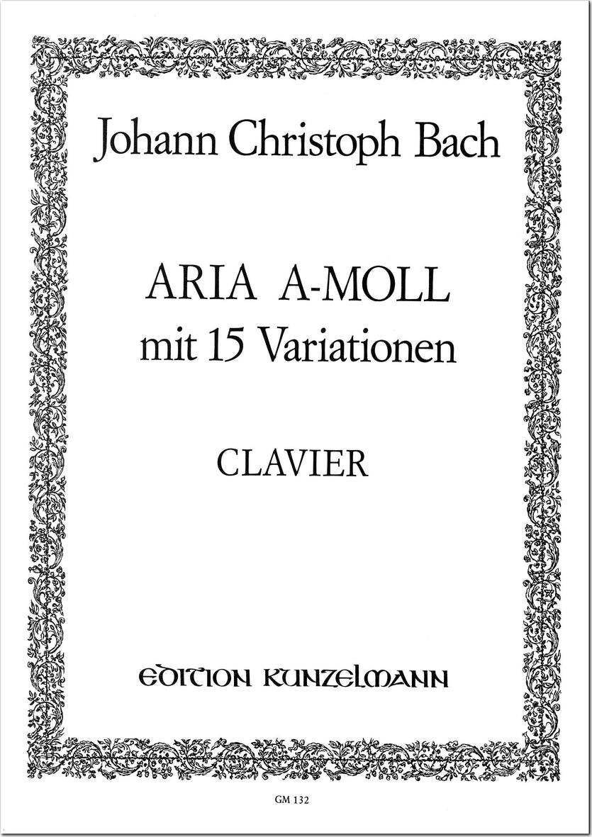 J.C. Bach: Aria in A Minor with 15 Variations