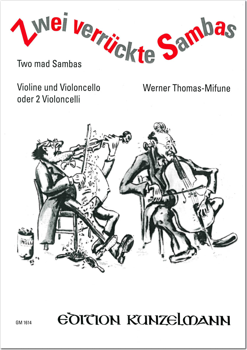 2 Mad Sambas (arr. for violin & cello)