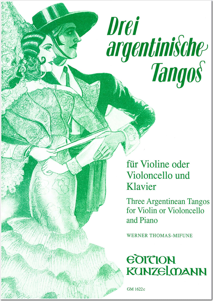 3 Argentinean Tangos for Violin or Cello & Piano