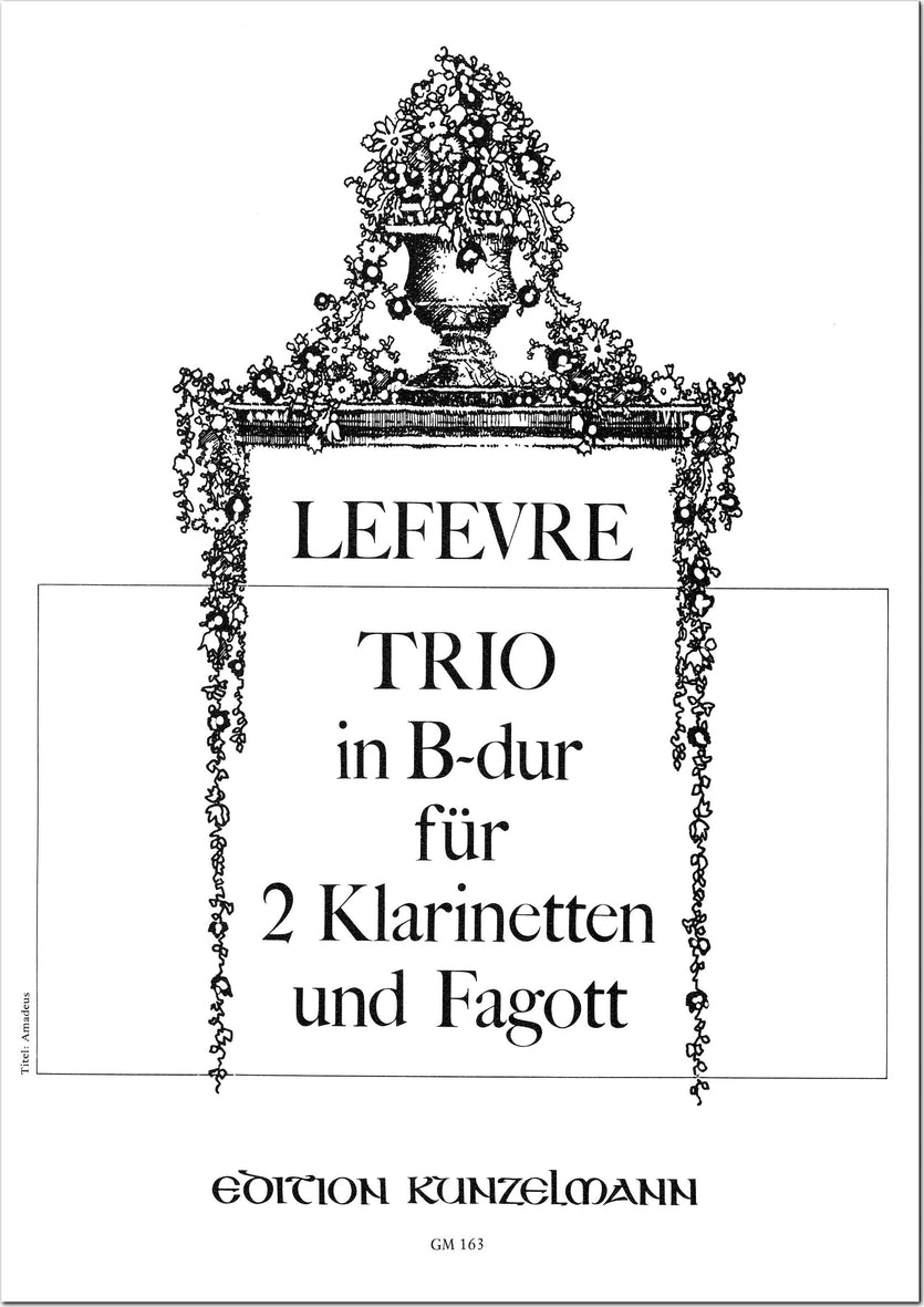Lefevre: Trio in B-flat Major
