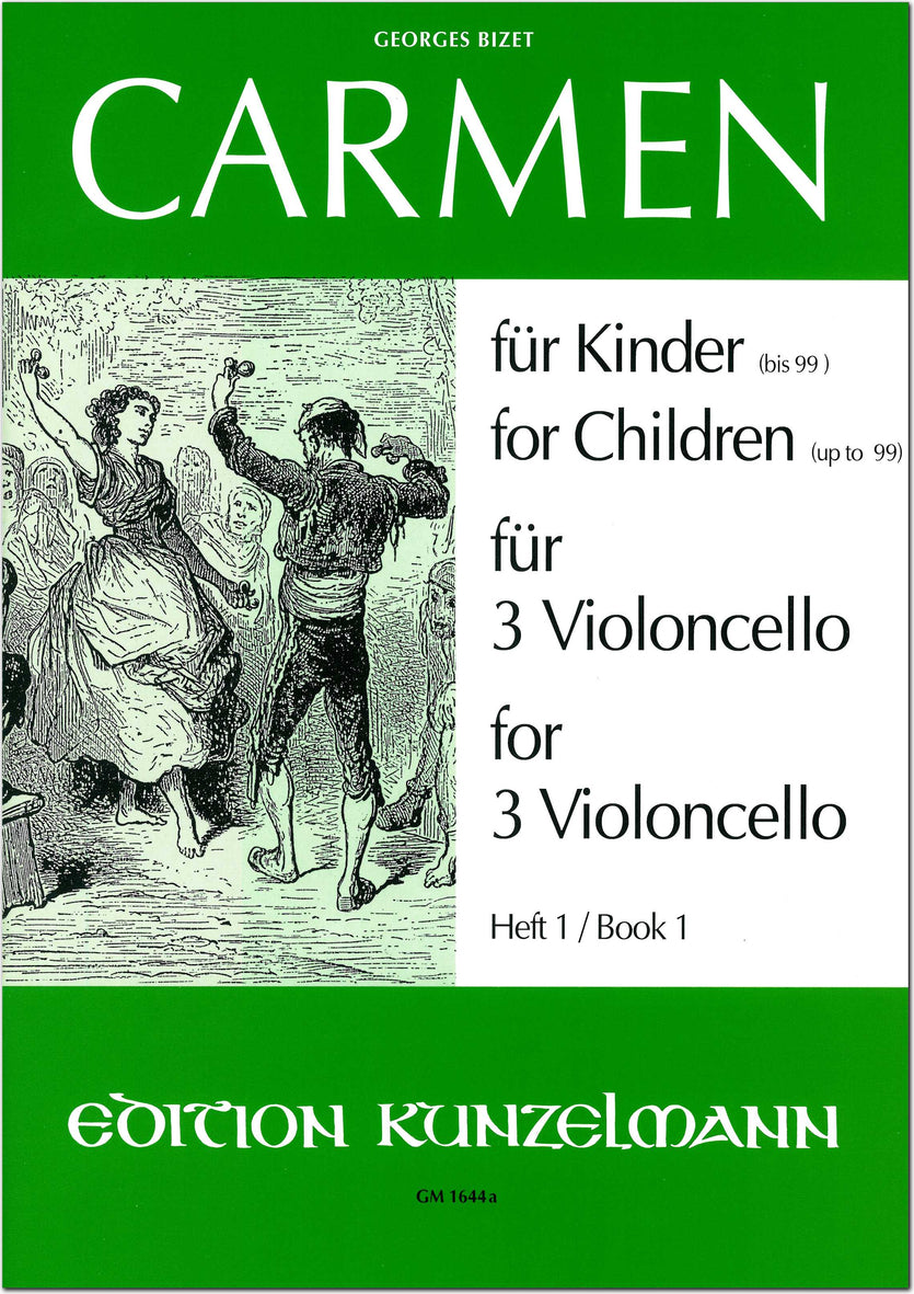 Bizet: Carmen for Children - Book 1 (arr. for 3 cellos)