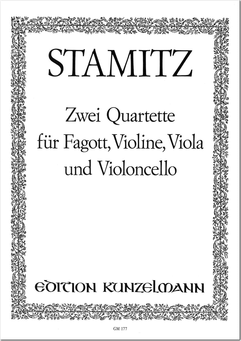 Stamitz: 2 Quartets, Op. 19, Nos. 5-6