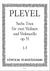 Pleyel: String Trios, Op. 51 - Volume 1 (Nos. 1-3)
