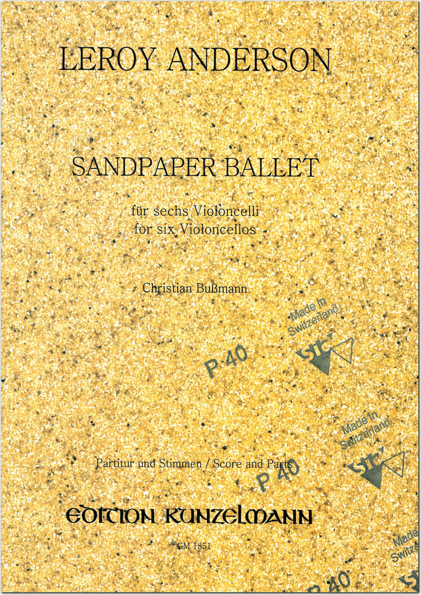 Anderson: Sandpaper Ballet (arr. for 6 cellos)