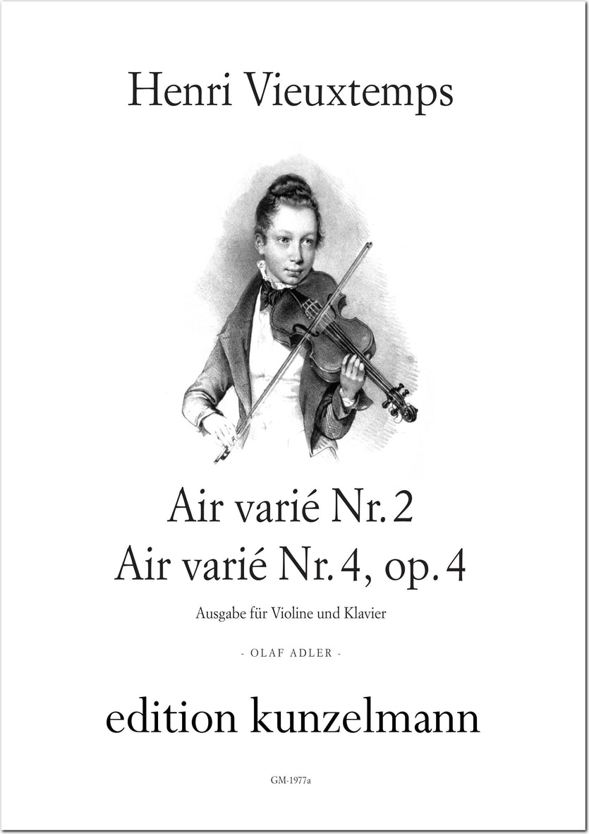 Vieuxtemps: Airs variés No. 2 & No. 4, Op. 4