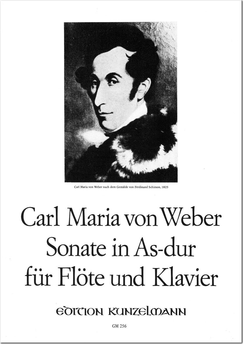 Weber: Sonata No. 2 in A-flat Major, J. 199, Op. 39 (arr. for flute & piano)