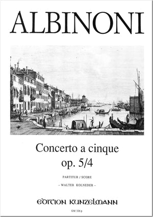 Albinoni: Concerto a cinque in G Major, Op. 5, No. 4