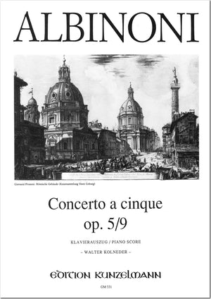 Albinoni: Concerto a cinque in E Minor, Op. 5, No. 9