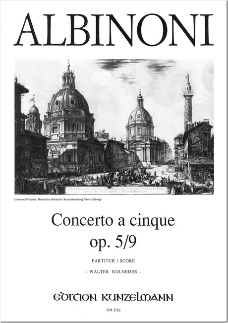 Albinoni: Concerto a cinque in E Minor, Op. 5, No. 9