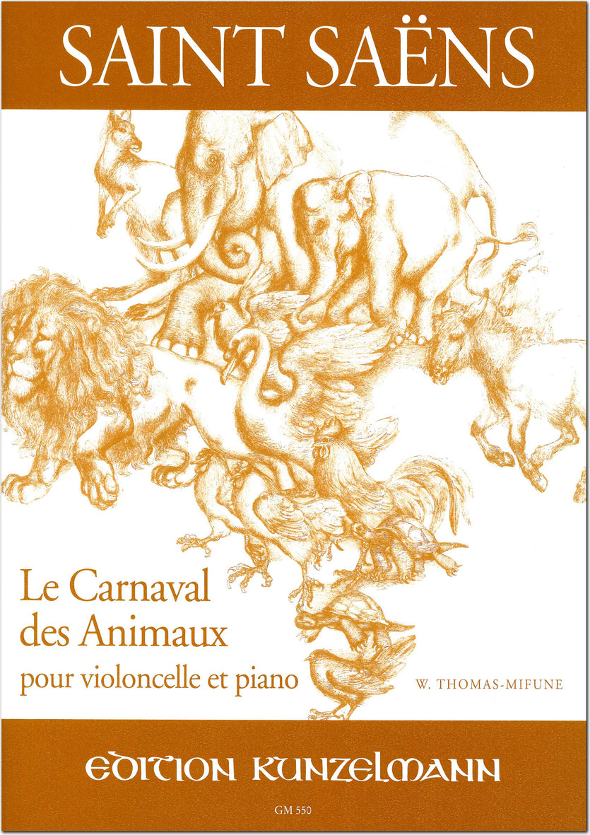 Saint-Saëns: Le carnaval des animaux (arr. for cello & piano)