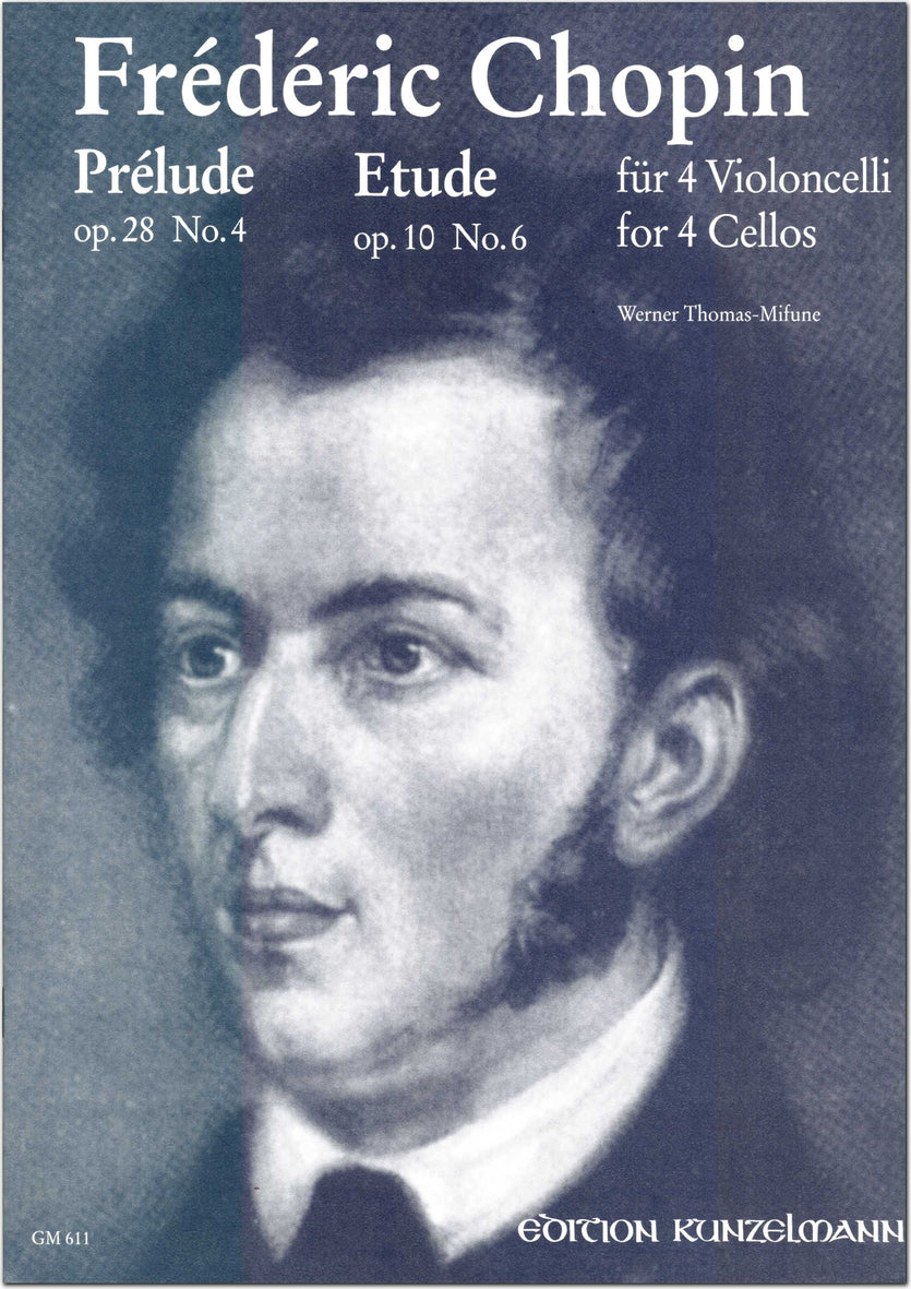 Chopin: Prélude, Op. 28, No. 4 / Etude, Op. 10, No. 6 (arr. for 4 cellos)