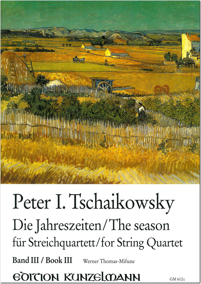 Tchaikovsky: The Seasons (arr. for string quartet) - Book 3 (Sep. - Dec.)