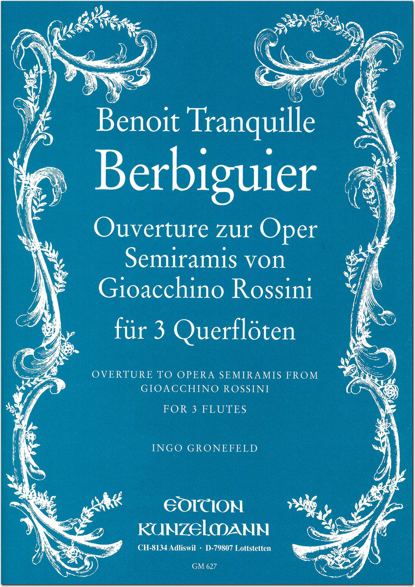 Berbiguier: Overture to Rossini's Semiramide (arr. for 3 flutes)