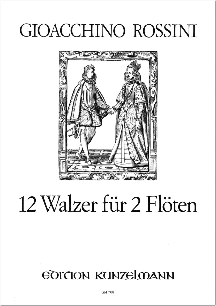 Rossini: 12 Waltzes for 2 Flutes