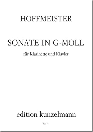 Hoffmeister: Clarinet Sonata in G Minor