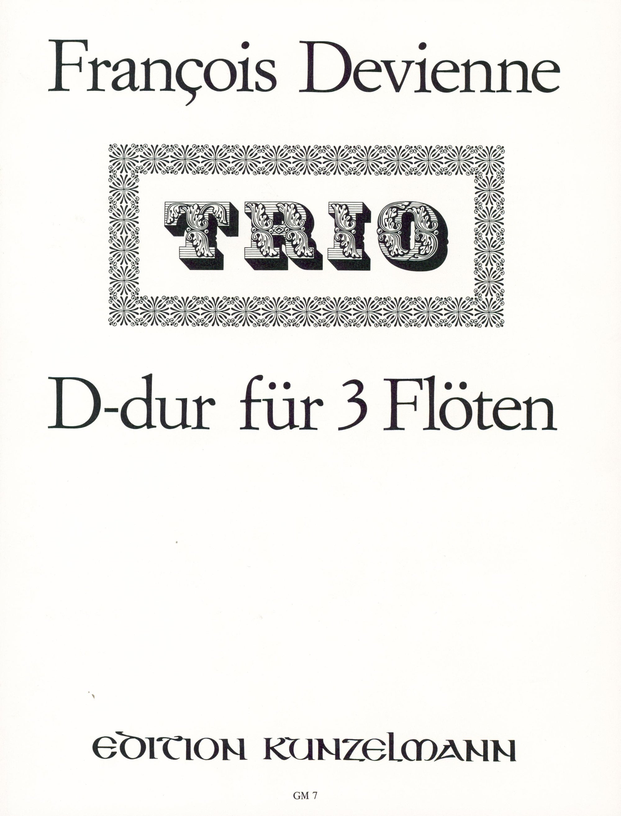 Devienne: Flute Trio, Op. 19, No. 2