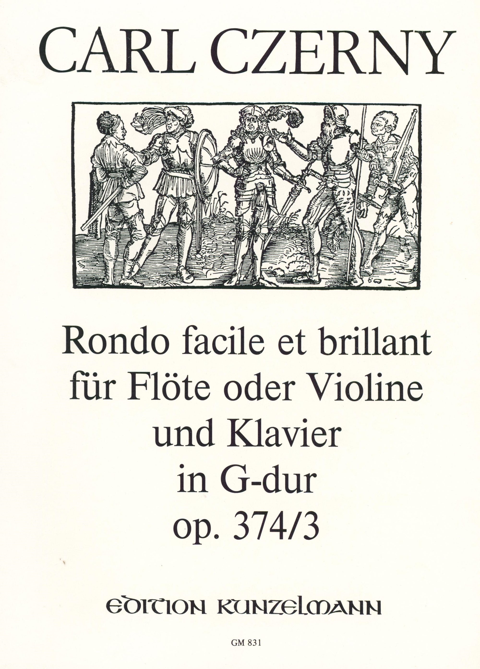 Czerny: Rondo facile et brillant in G Major, Op. 374, No. 3