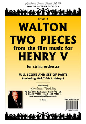 Walton: 2 Pieces from the Film Music for Henry V