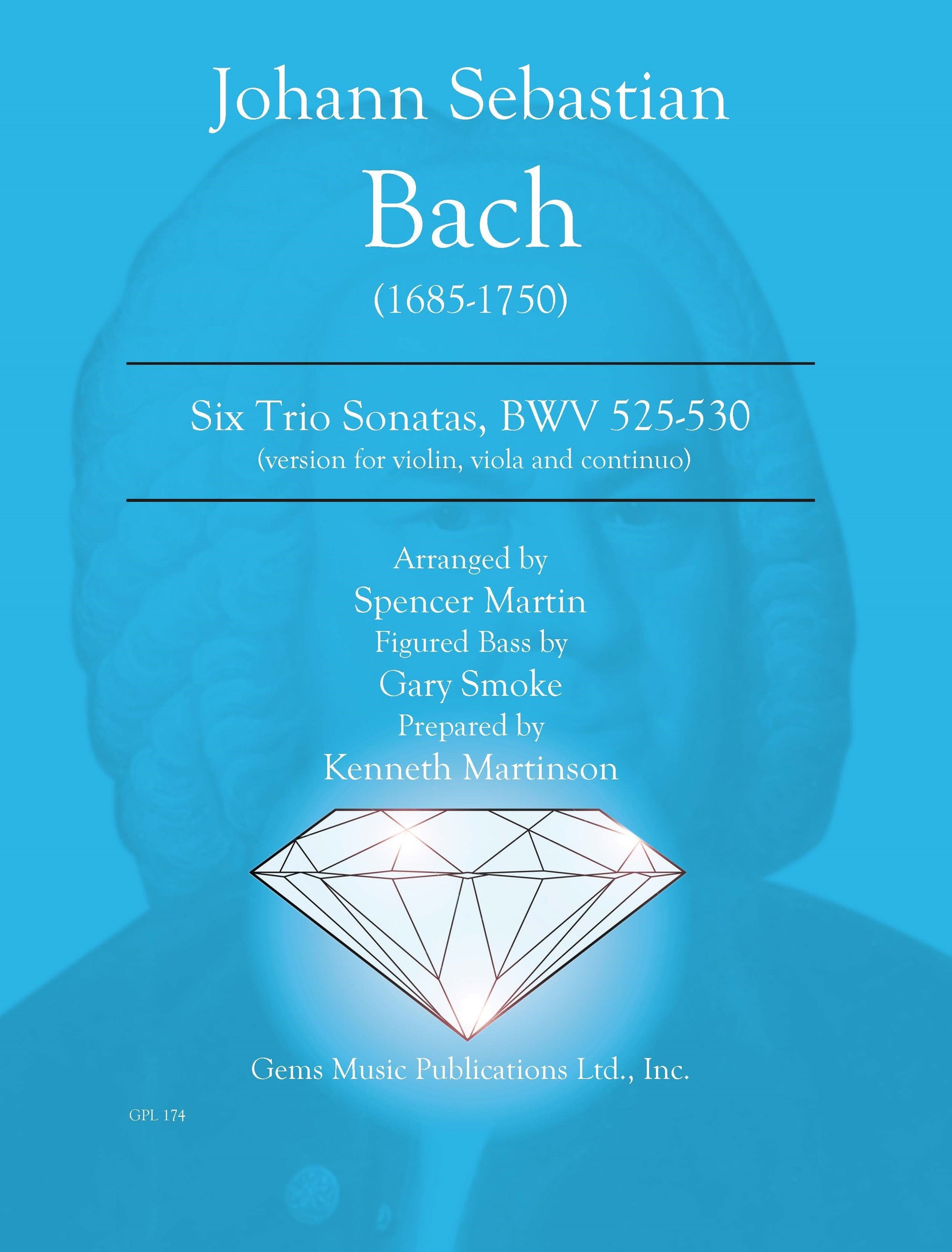 Bach: 6 Trio Sonatas, BWV 525-530 (arr. for violin, viola and continuo)
