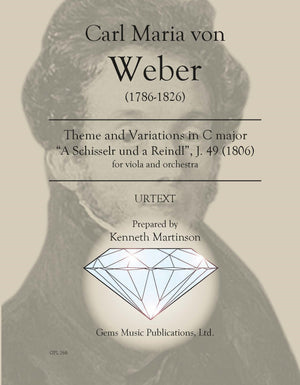 Weber: Theme and Variations on "A Schüsserl and a Reind'rl", J. 49