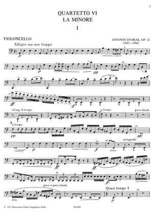 Dvořák: String Quartet No. 6 in A Minor, Op. 12
