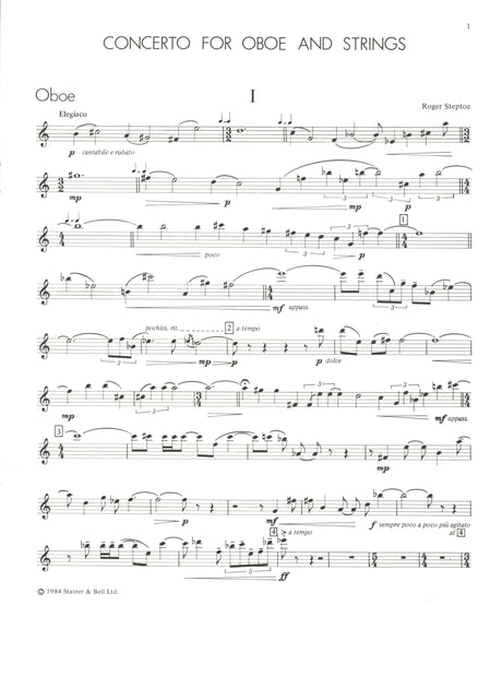 Steptoe: Oboe Concerto
