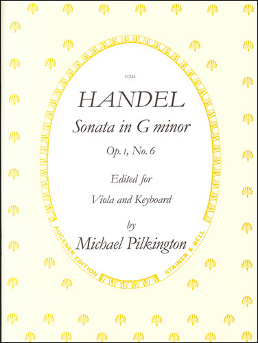 Handel: Sonata in G Minor, Op. 1, No. 6 (arr. for viola)