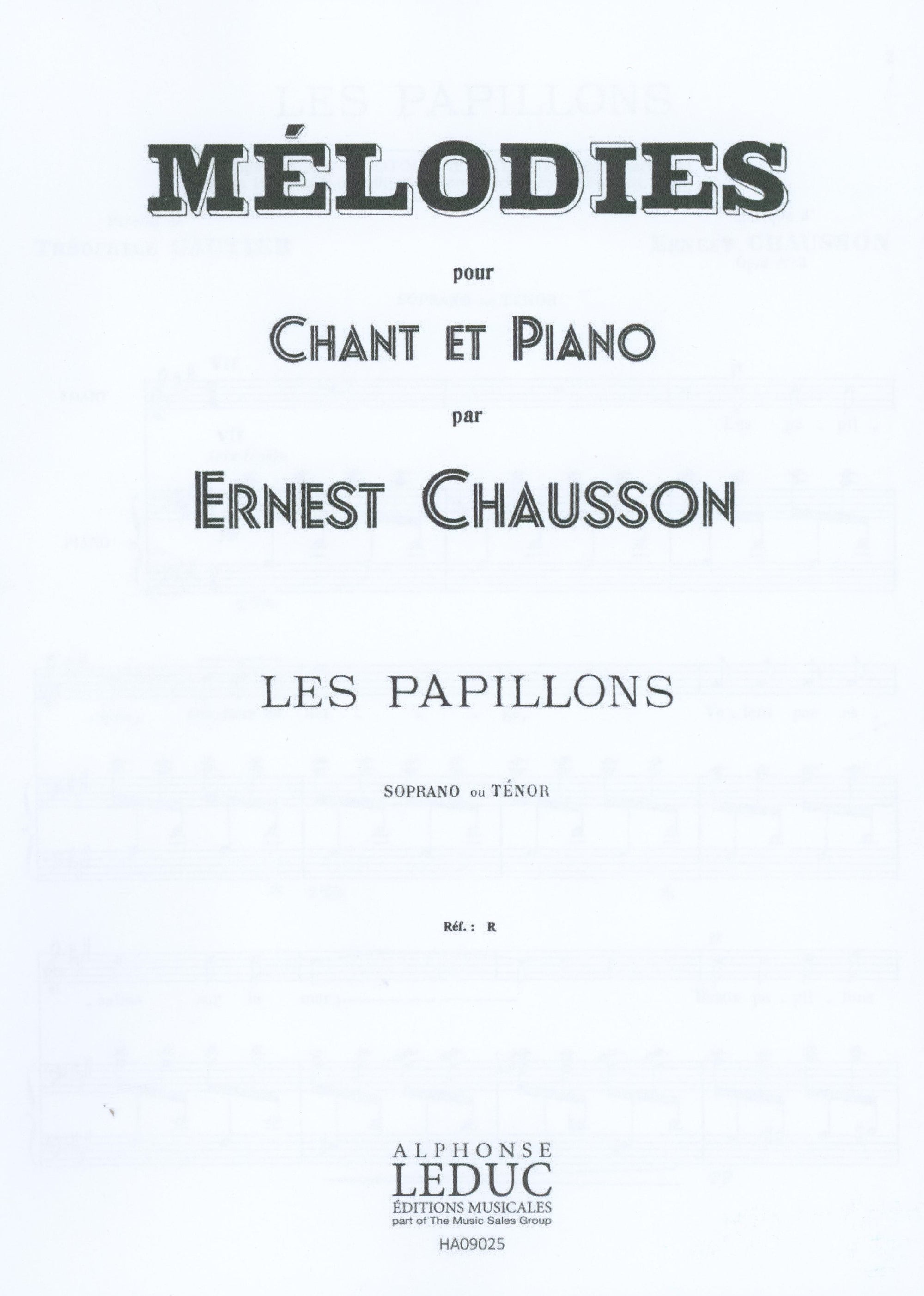 Chausson: Les Papillons, Op. 2, No. 3