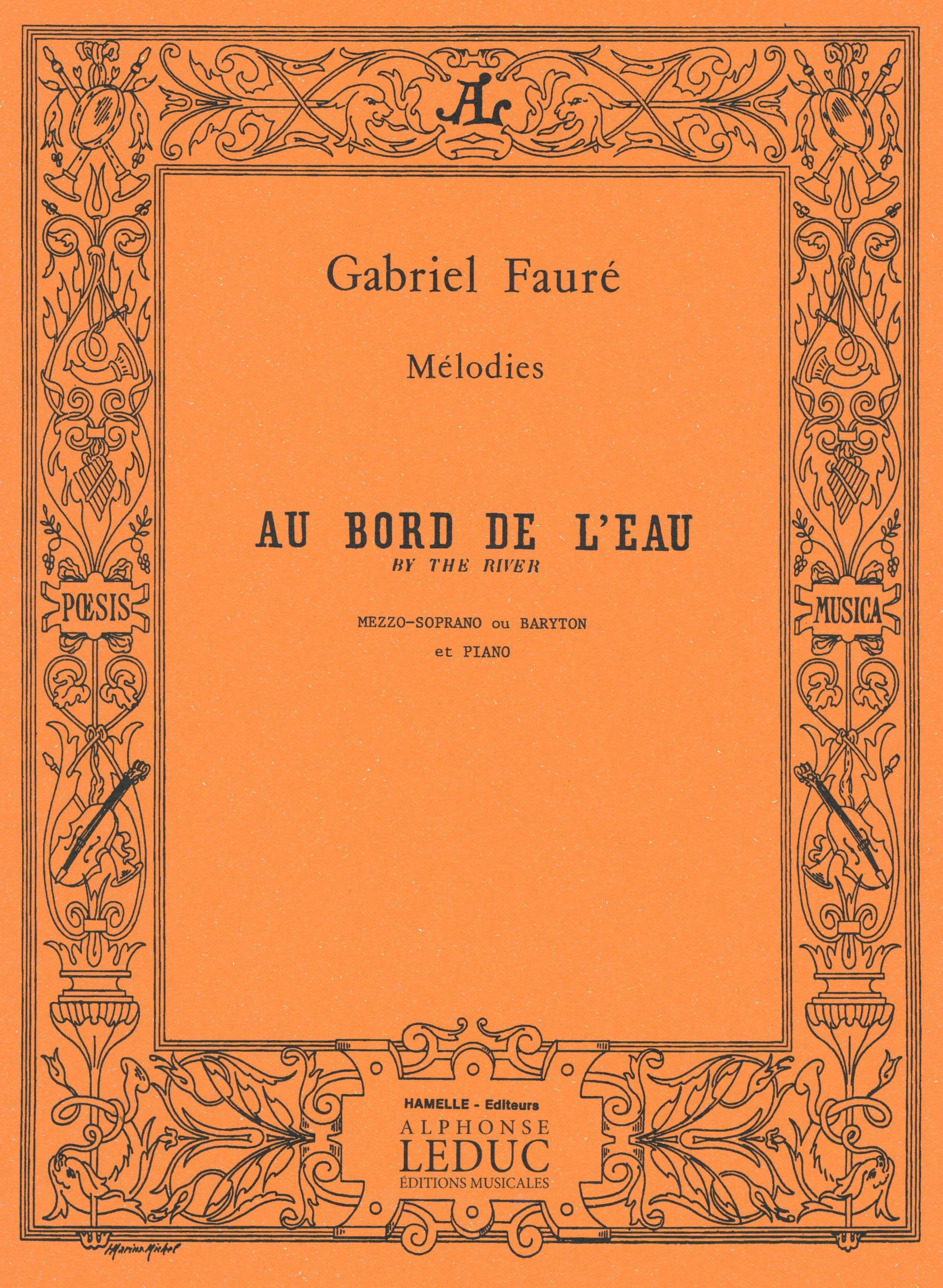 Fauré: Au bord de l'eau, Op. 8, No. 1