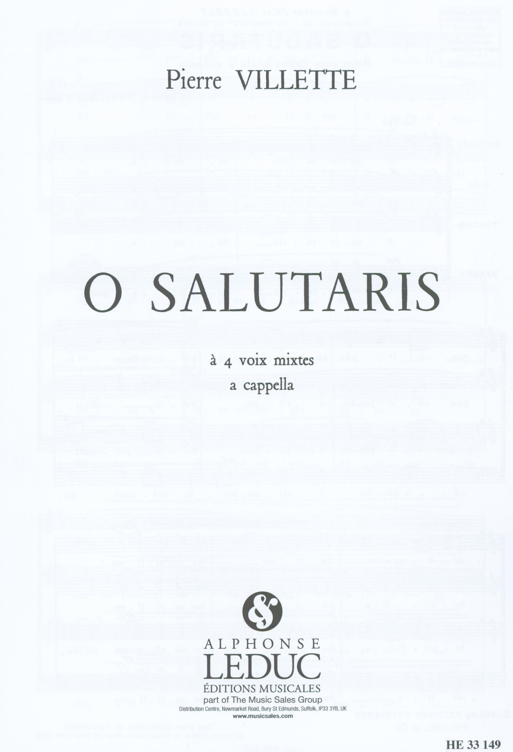 Villette: O Salutaris, Op. 21