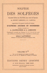 Solfège des Solfèges - Volume 9B