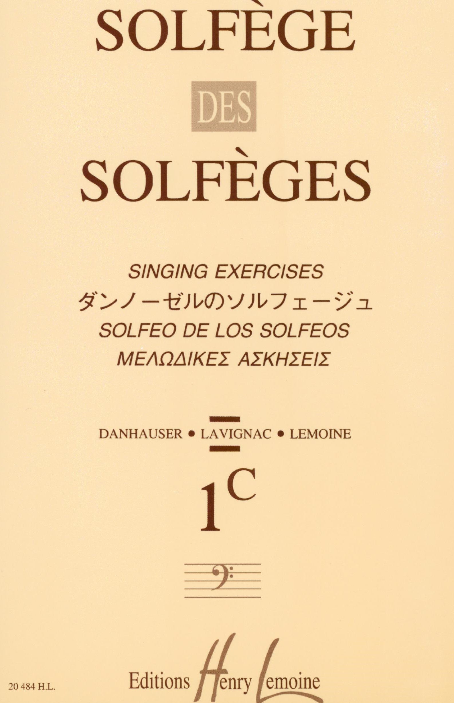 Solfège des Solfèges - Volume 1C