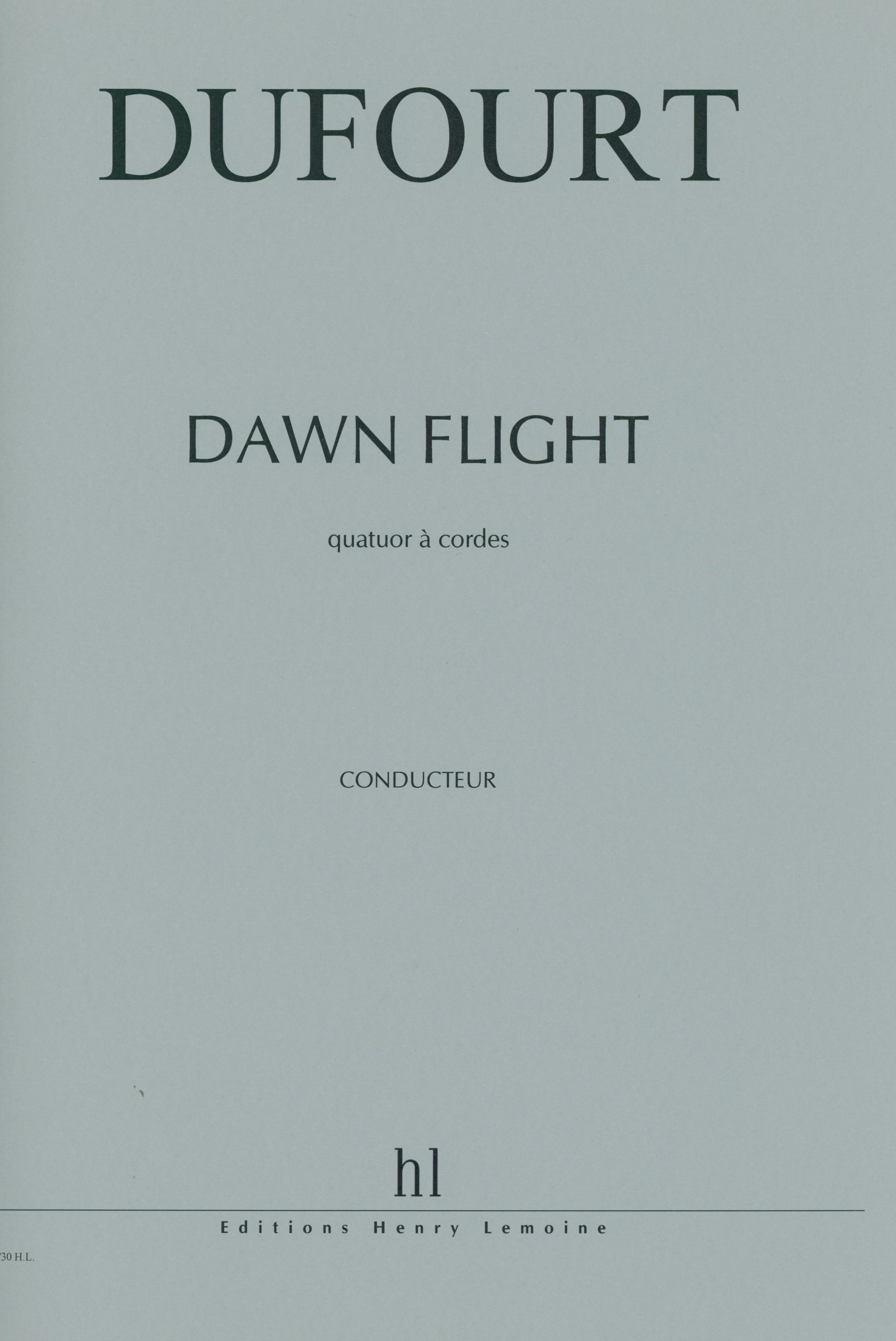 Dufourt: Dawn Flight