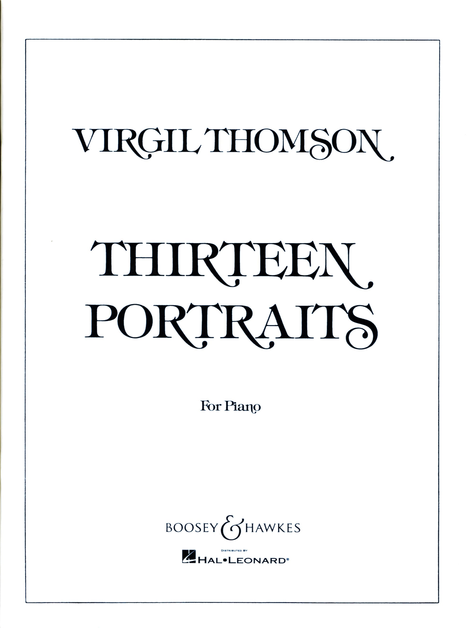 Thomson: 13 Portraits
