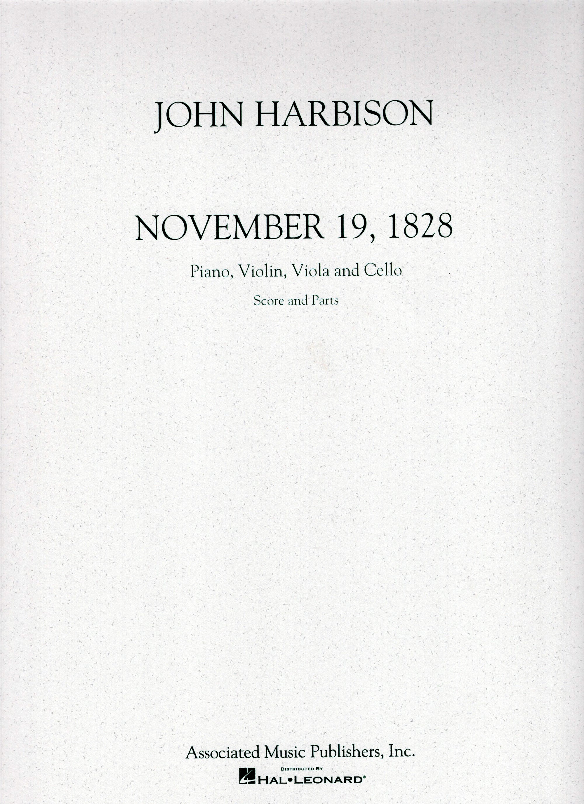 Harbison: November 19, 1828