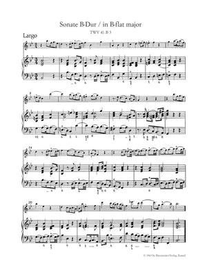 Telemann: 4 Sonatas for Treble Recorder