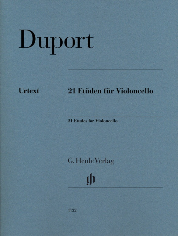 Duport: 21 Cello Etudes