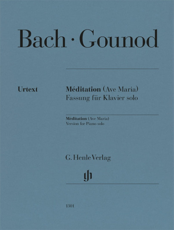 Bach-Gounod: Méditation, Ave Maria (Version for Piano)