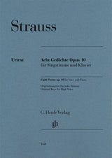 Strauss: 8 Gedichte aus "Letzte Blätter", TrV 141, Op. 10