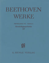 Beethoven: String Quartets III