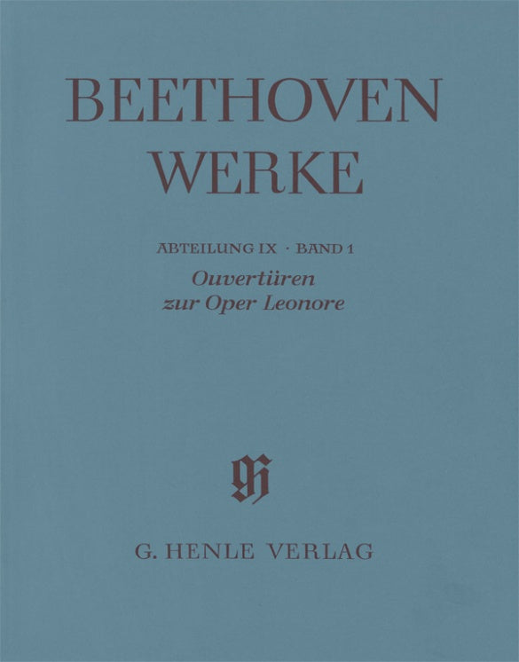 Beethoven: Overtures to the opera Leonore