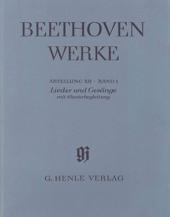 Beethoven: Songs with Piano Accompaniment