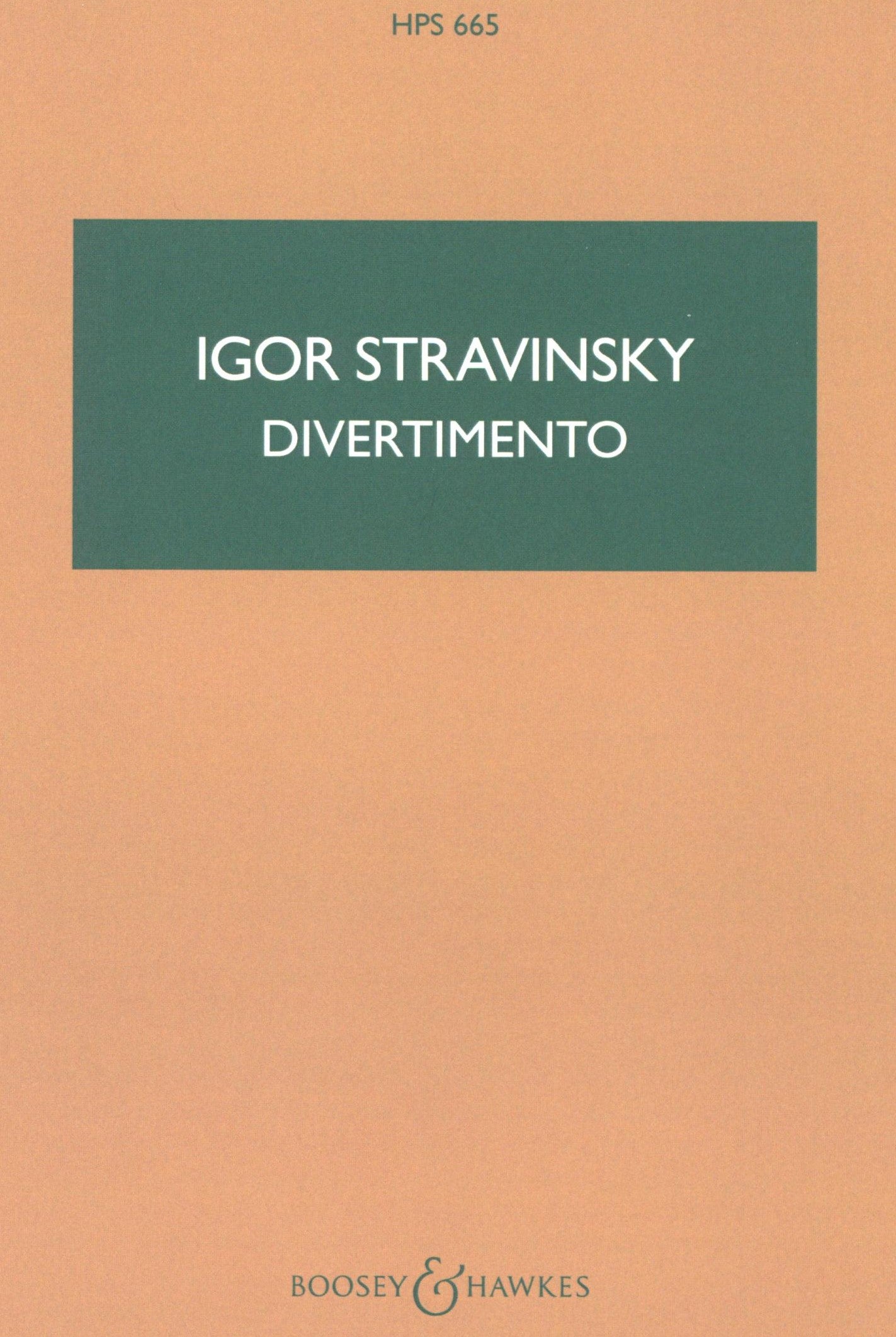 Stravinsky: Divertimento