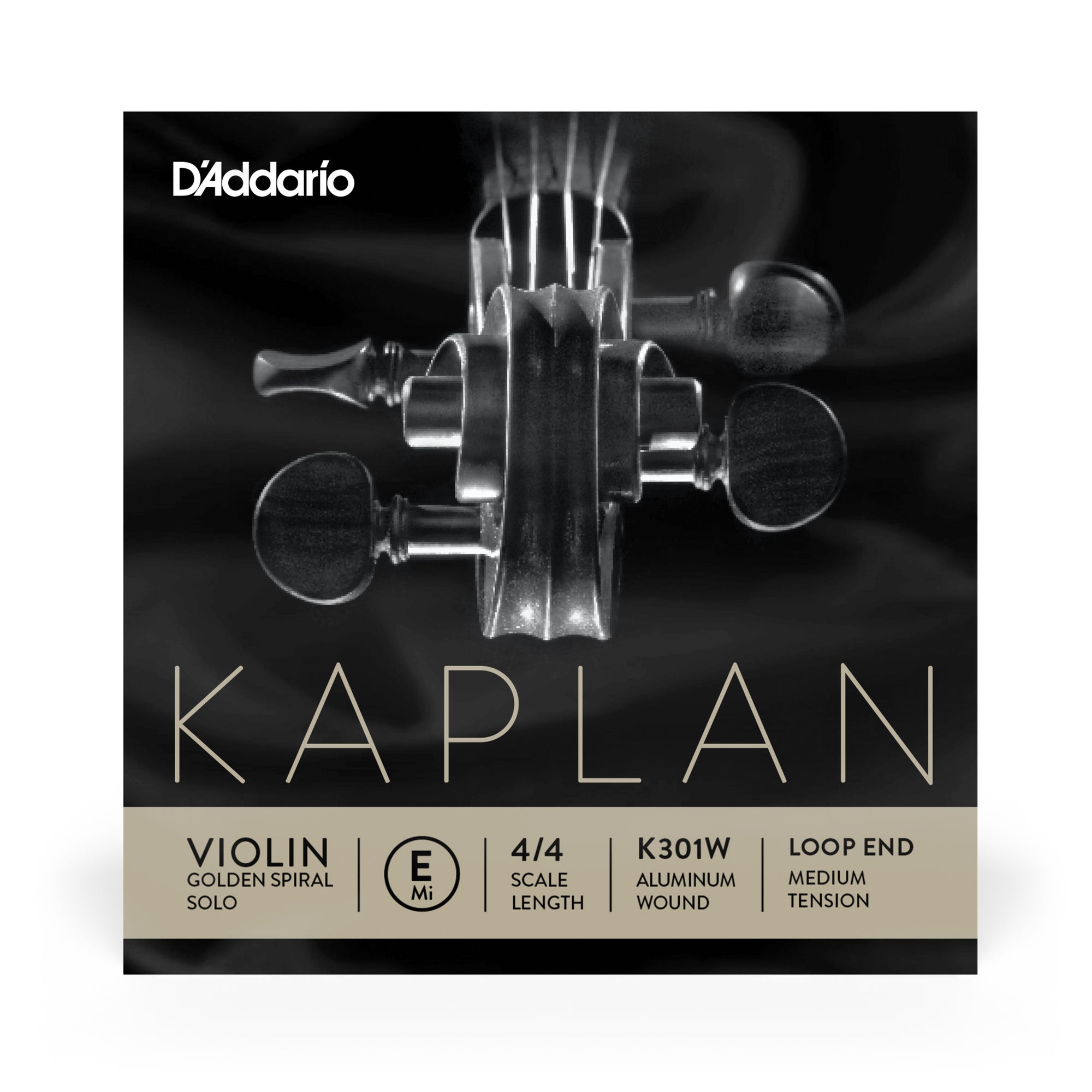 D'Addario Kaplan Non-Whistling Violin E String 4/4