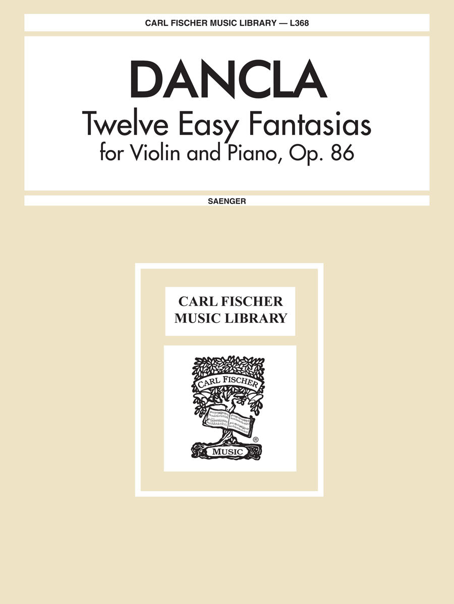 Dancla: 12 Easy Fantasias, Op. 86