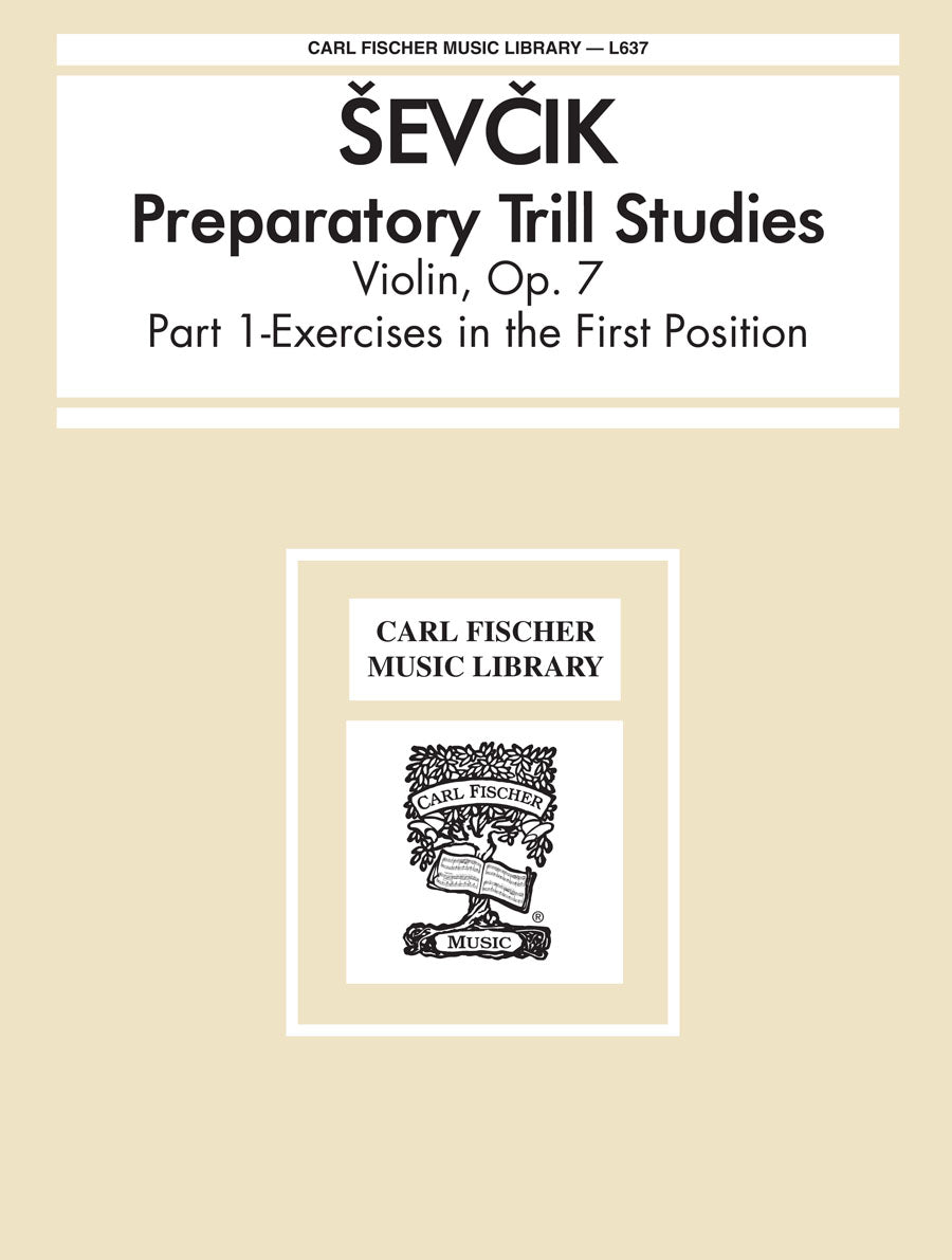 Ševčik: Preparatory Trill Studies, Op. 7 - Part 1 (Exercises in 1st position)