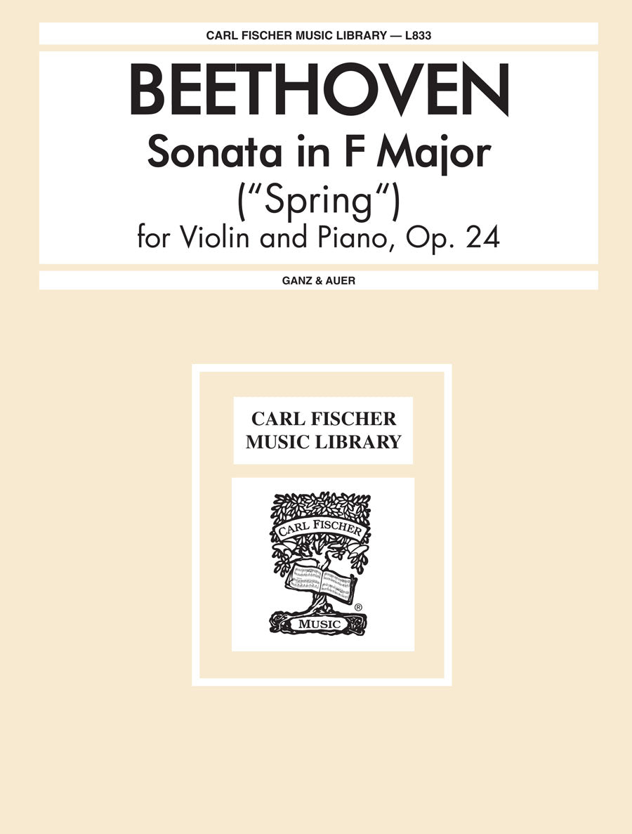Beethoven: Violin Sonata in F Major, Op. 24