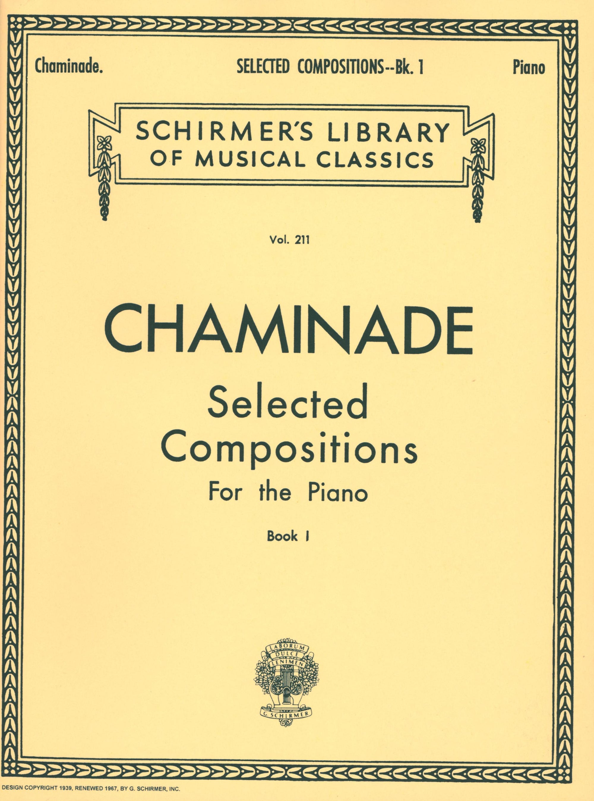 Chaminade: Selected Compositions - Book 1