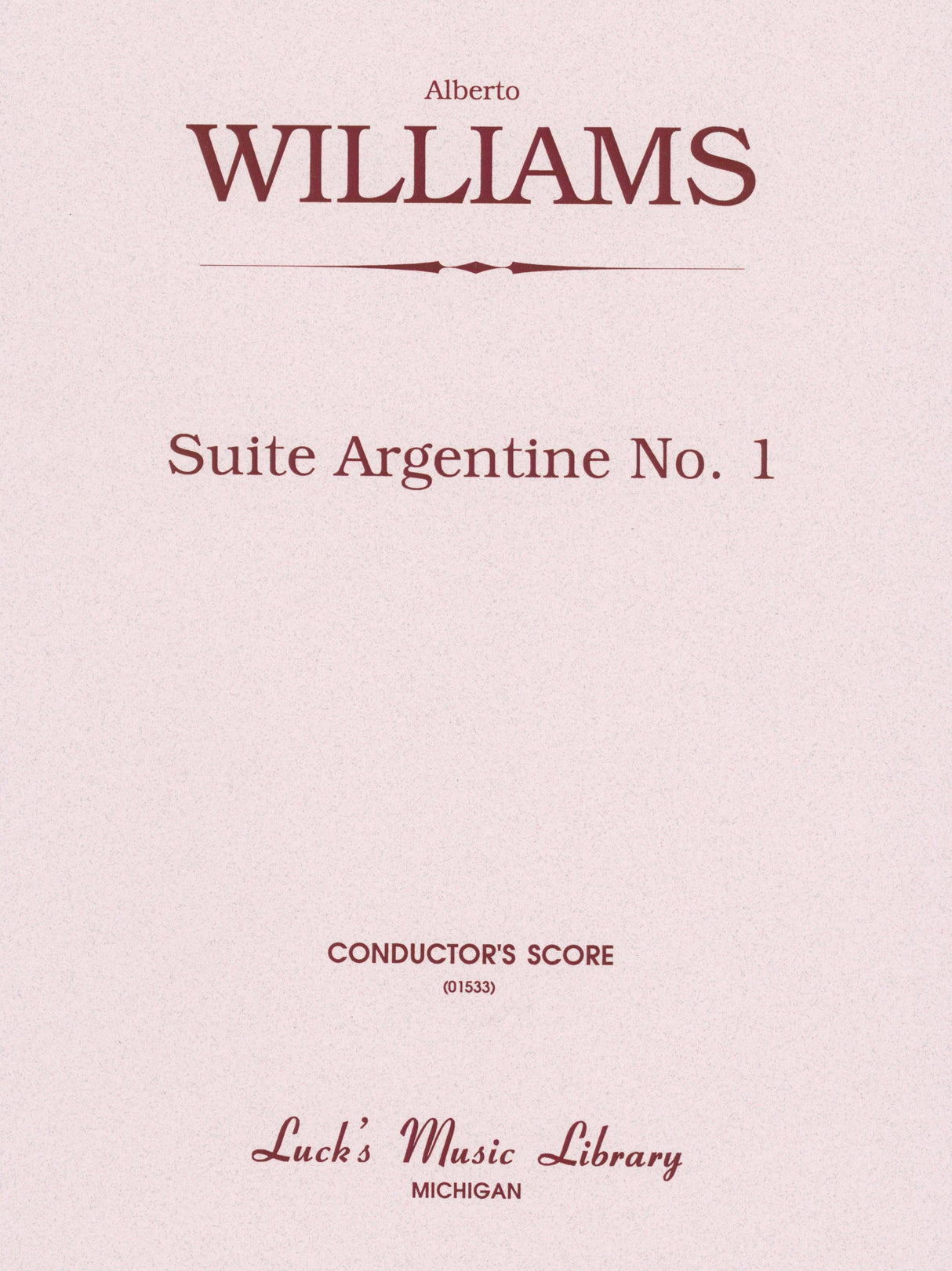 Williams: Primera Suite Argentina