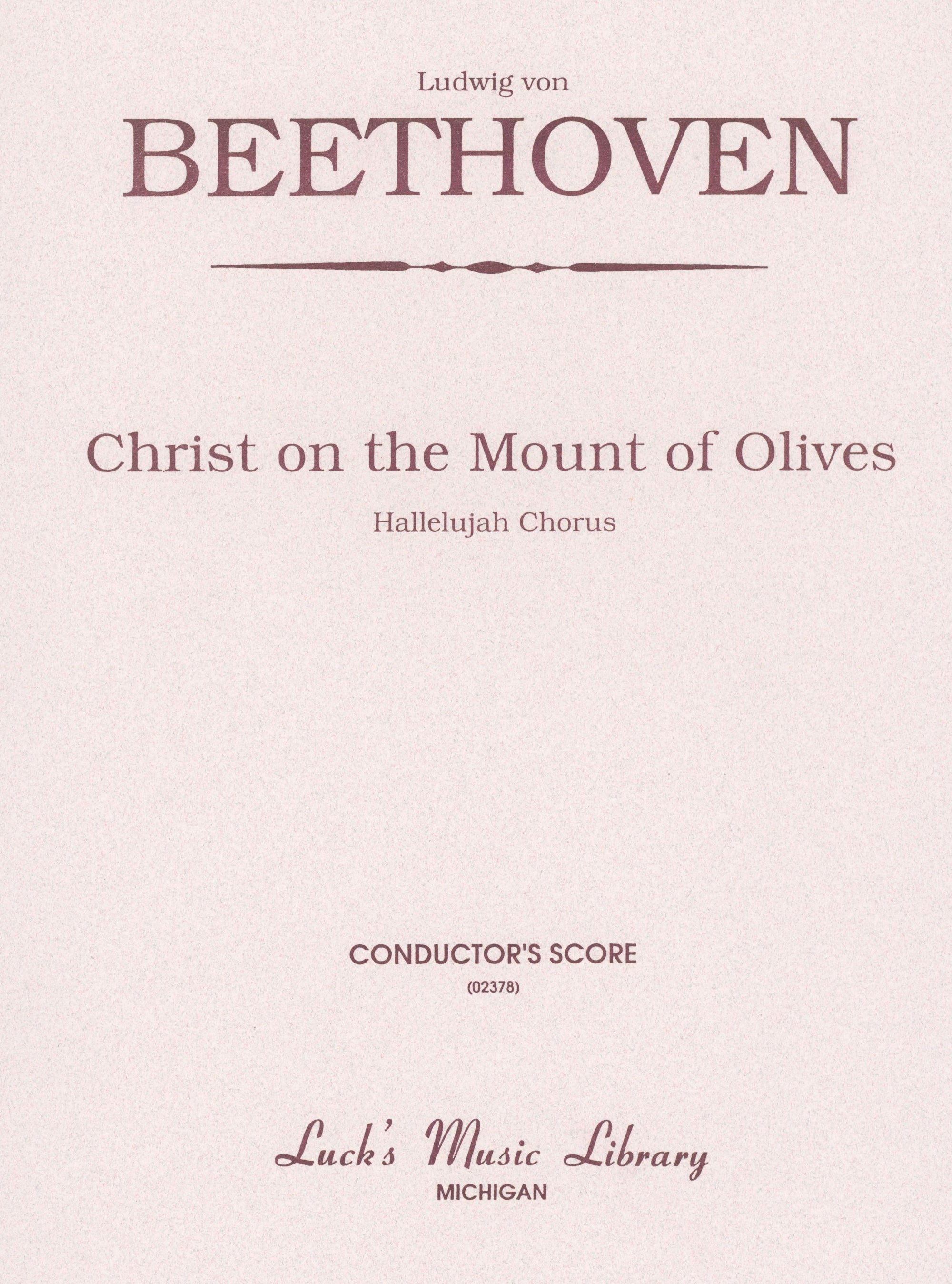 Beethoven: Halleluja from Christ on the Mount of Olives, Op. 85